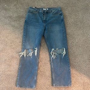 Brand New with Tags! -Top Shop Ripped Dad Jeans
